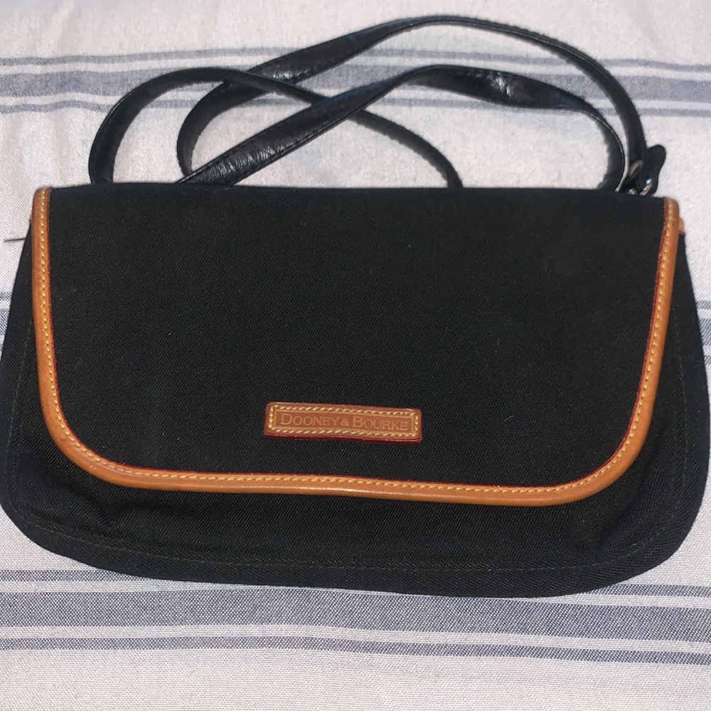 Dooney and Bourke cabriolet bag/canvas convertible clutch